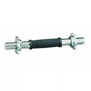   TacticSport | Egykezes súlyzórúd (355mm hosszú 30mm átm. 1 db egykezes súlyzórúd gumi fogantyúval, menetes szár résszel)