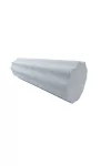 TacticSport | SMR henger, masszázshenger (EVA hab anyagú nagyhullámos felületű intenzív hatású (bordás) physio henger 15cm átm 60cm hosszú - szürke színű)