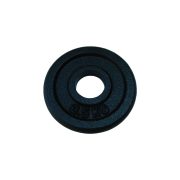   Capetan® | Súlytárcsa (0,5kg, acél tárcsasúly, 31mm átm. Lukkal, fekete selyemfényű festék bevonattal)