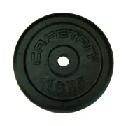 Capetan® | Súlytárcsa (10kg, acél tárcsasúly, 31mm átm. Lukkal, fekete selyemfényű festék bevonattal) Capetan® | Súlytárcsa (10kg, acél tárcsasúly, 31mm átm. Lukkal, fekete selyemfényű festék bevonattal)