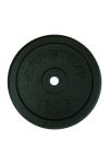 Capetan® | Súlytárcsa (15kg, acél tárcsasúly, 31mm átm. Lukkal, fekete selyemfényű festék bevonattal)