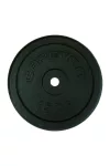 Capetan® | Súlytárcsa (15kg, acél tárcsasúly, 31mm átm. Lukkal, fekete selyemfényű festék bevonattal)