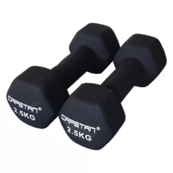   Capetan® Professional Line | Súlyzó (2x2,5kg, neoprene bevonatos súlyzó)