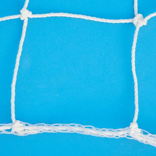 Kézilabda kapuháló  3x2m, 3mm sodrott csomózott fehér PE 1db, 10x10cm osztás