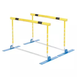   Gát. pozícióba visszatérő futógát alu,rugós mechanika, 5 magassági szintre állítható, 76-106cm, 1db