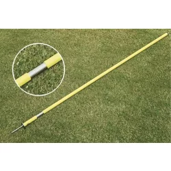   Szlalom rúd szett (12 db, flexibilis 160 cm, 2,5 cm átmérő, 8 mm-es fém leszúró véggel, szállítózsákban)