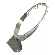   Galvanizált kosárgyűrű hálótartó horgokkal, club kivitel