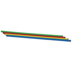 Műanyag tornabot szett (4 db, 2,5cm átmérő, 120cm hossz)