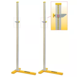   Magasugró állvány pár (anodizált alumnium, Club kivitel, 15 -200 cm közötti magasságálltás, beépített mérő)