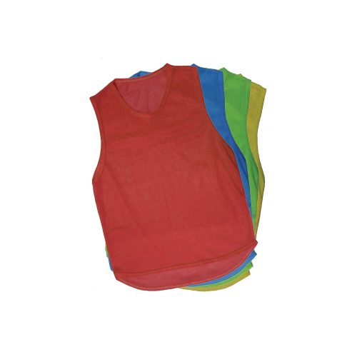 Jelzőtrikó , megkülönböztető trikó (zöld, narancs, piros, kék, sárga színben, 73x60cm)