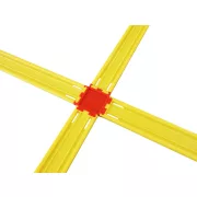 Agility létra szett (24 részes, tettszőlegesen formálható alakzatokhoz 90 elem 24 illesztővel)