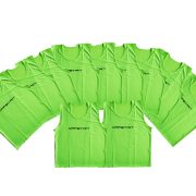   Jelzőtrikó garnitúra (10db, polyester, 68x51 cm, neon zöld színben)