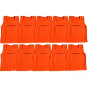 Jelzőtrikó garnitúra (10db, polyester, 68x51 cm, neon narancs színben) Jelzőtrikó garnitúra (10db, polyester, 68x51 cm, neon narancs színben)