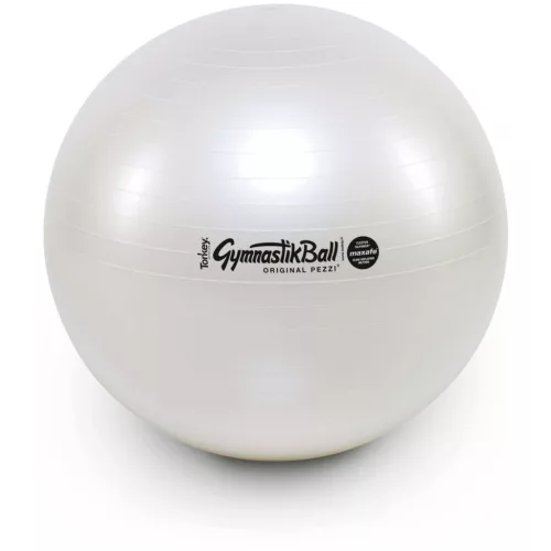 FITBALL GIMNASZTIKA LABDA PEZZI MAXAFE, 75 CM - GYÖNGYHÁZFEHÉR, ABS BIZTONSÁGI ANYAGBÓL